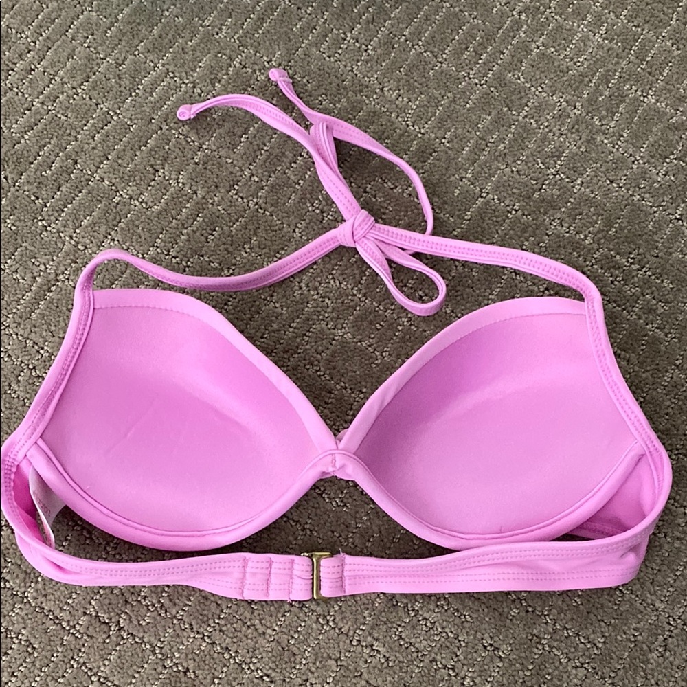 Xhilaration Light Purple Halter Bikini Top - Picture 2 of 3